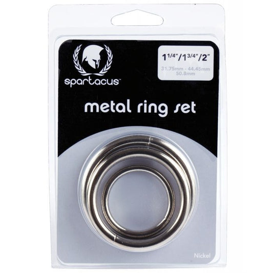 SPARTACUS METAL RING SET 3 PACK