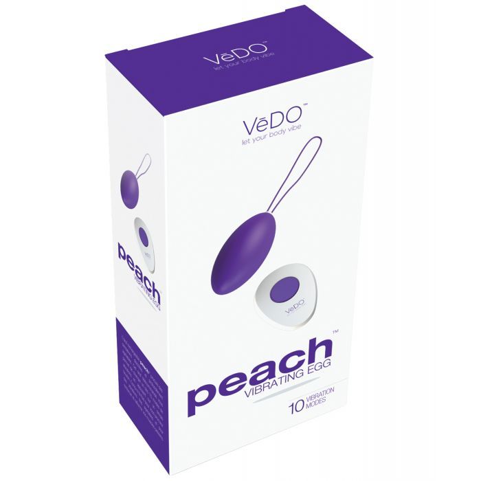 PEACH RECHARGEABLE EGG VIBE-INTO YOU INDIGO